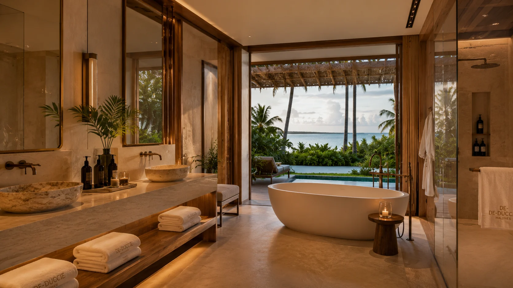 Luxury spa bathroom